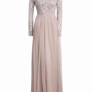 Maya Delux long sleeve sequin dress